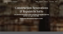 Desktop Screenshot of lescontractors.com