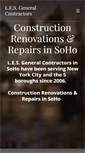 Mobile Screenshot of lescontractors.com